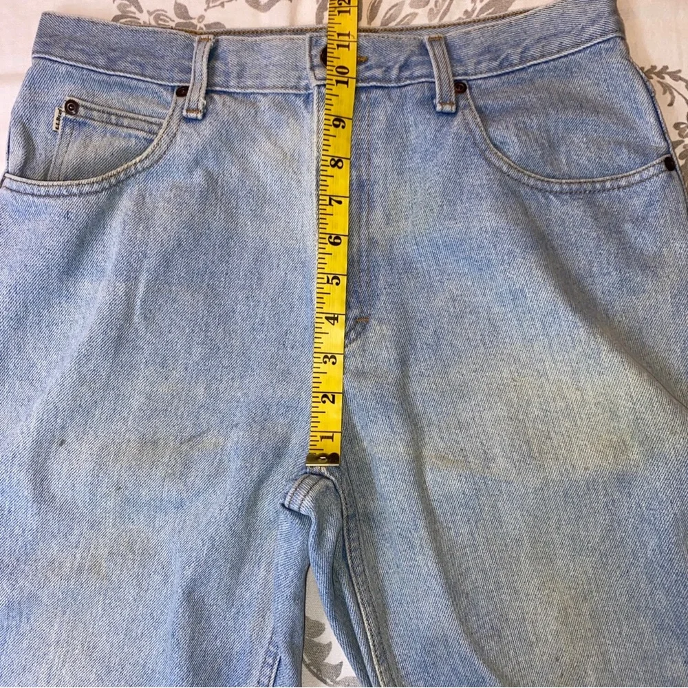 L.L. Bean Relaxed Fit Straight Jeans Men's Size 30x29 Blue‎ Stone Wash 5-Pocket